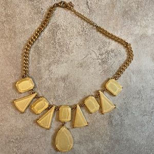 Gold jeweled necklace